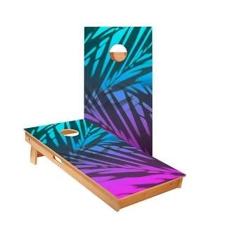 Beach Gradient Blue Cornhole Boards