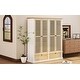 preview thumbnail 9 of 10, 4 Shutter Door Wardrobe Armoire Closet with 2 Drawers