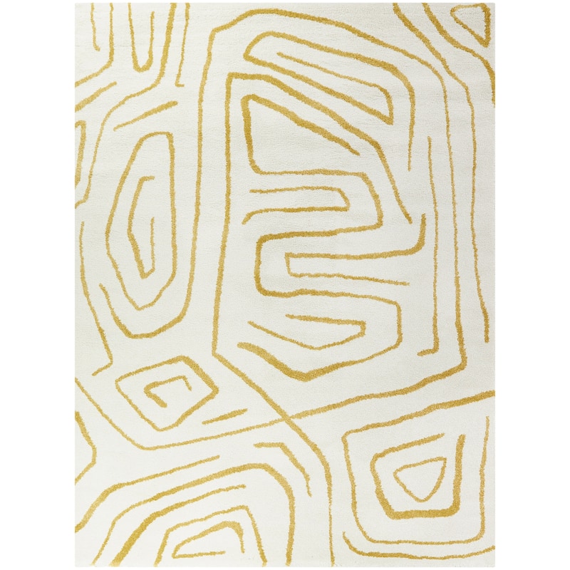 Pollock Modern Abstract Area Rug