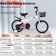preview thumbnail 5 of 53, 18 Inch Sporty Kids Bike with Training Wheels and Stand Adjustable Saddle, Aged 5-10 years tall Height 39-49 inches