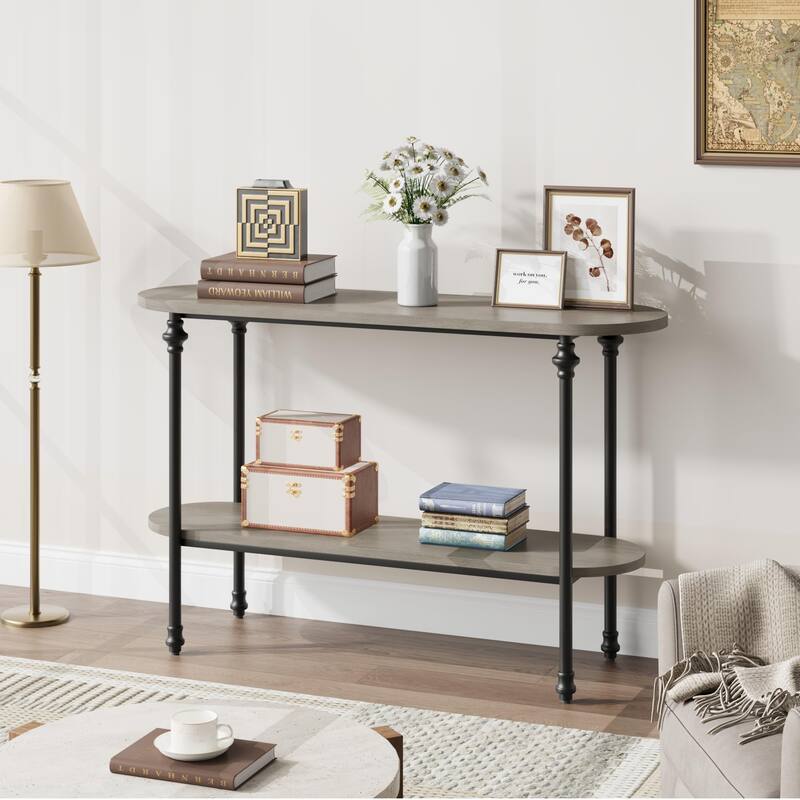 Farmhouse Entryway Table for Living Room, Hallway
