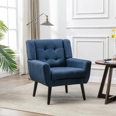 Modern Soft Material Ergonomics Accent Chair Living Room Chair Bedroom Chair Home Chair With Legs For Indoor Home