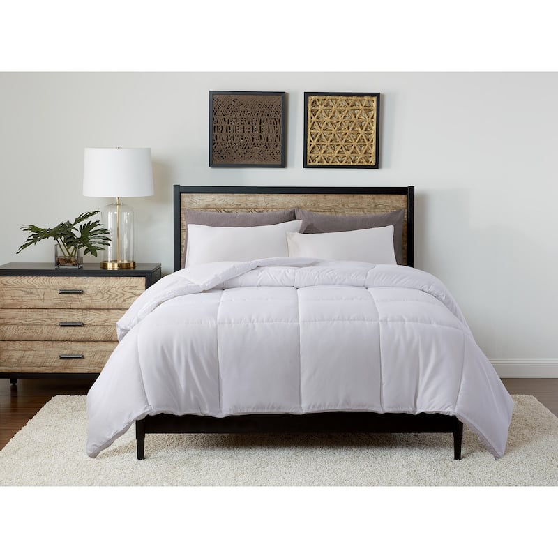 European Gusset Down Alternative Comforter - Twin - Twin XL - White