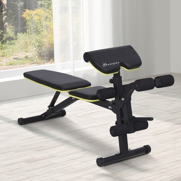 Soozier Adjustable Sit Up Dumbbell Bench Multi Functional Purpose