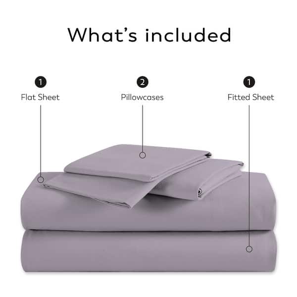 dimension image slide 5 of 8, Color Sense Cotton 225TC Silky Wrinkle Resistant Sheet Set