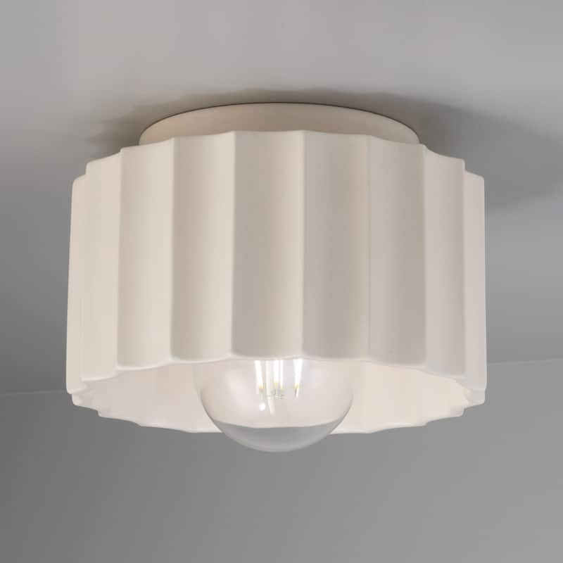 Justice Design Group Radiance Gear Ceramic Flush-Mount Light