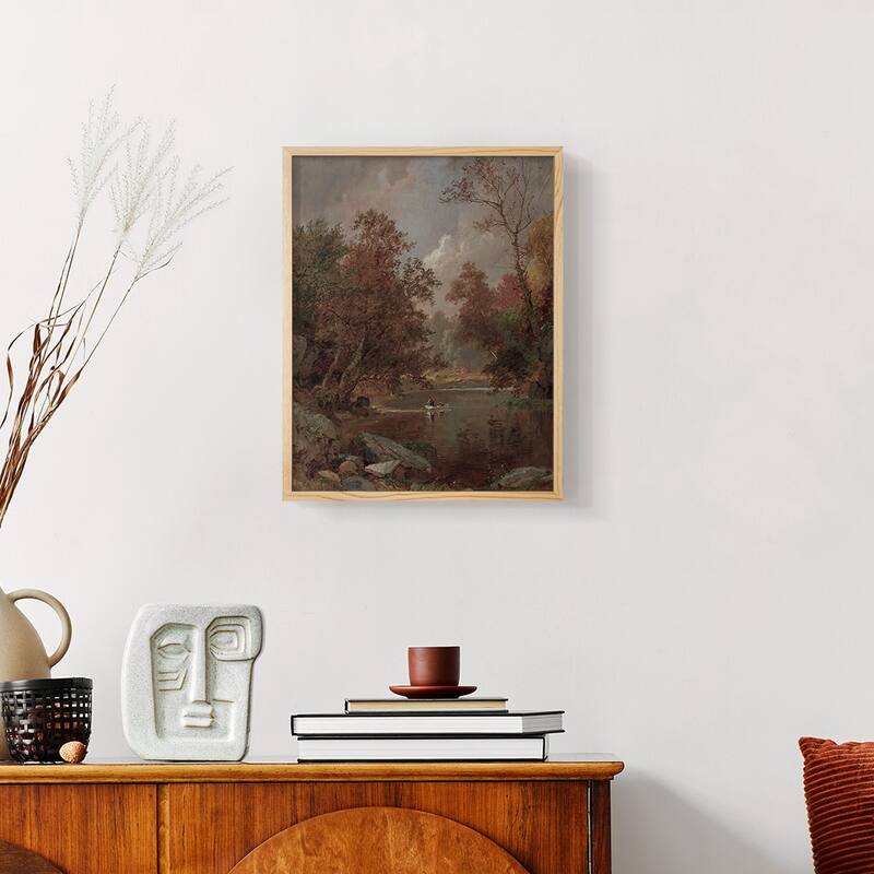 Vintage Landscape XXXVII -Framed Print