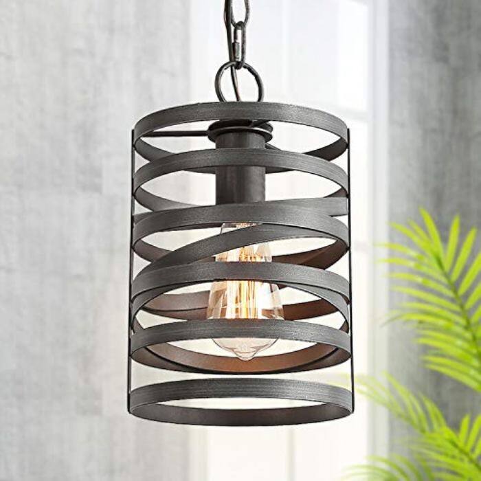 Rustic industrial pendant light for dinning room