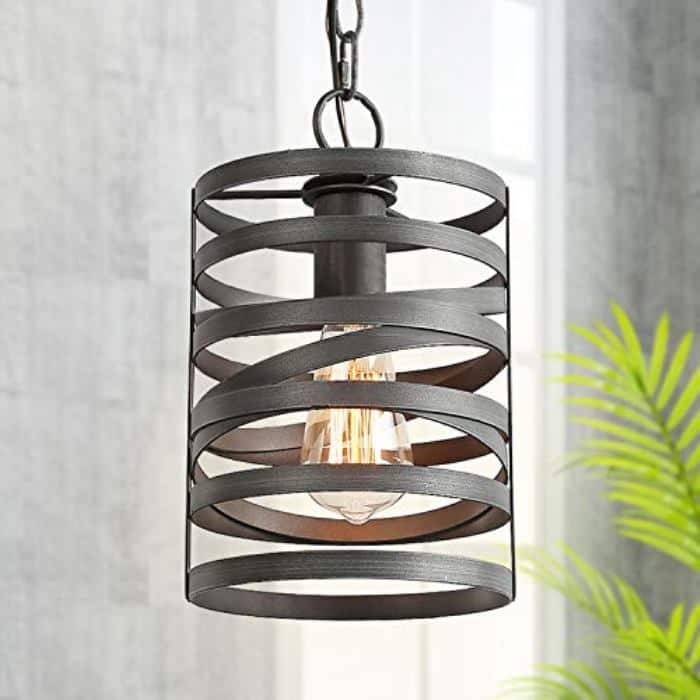 Rustic industrial pendant light for dinning room