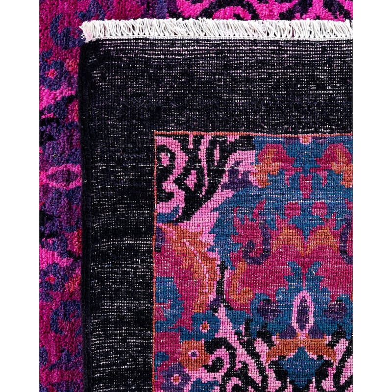 Vibrance, One-of-a-Kind Hand-Knotted Area Rug - Pink, 11' 10" x 15' 8" - 11' 10" x 15' 8"