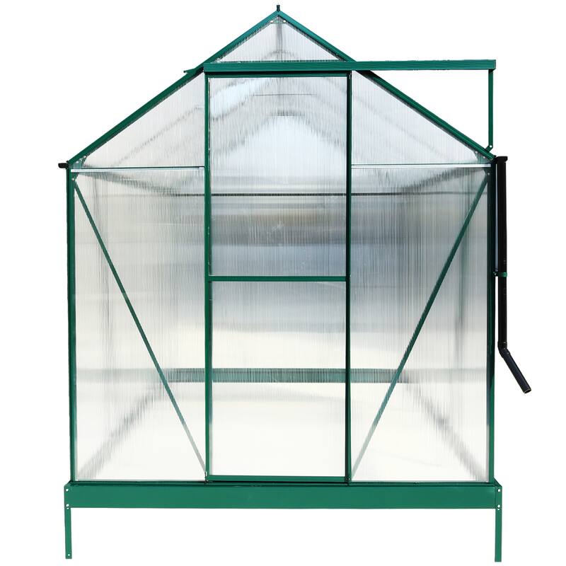 Heavy Duty Outdoor Aluminum Walk-in Green House - Hobby