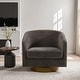preview thumbnail 18 of 87, 31.1'' W Modern Barrel Swivel Accent Chair