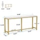preview thumbnail 7 of 17, Extra Long Sofa Table, 70.9 inches Console Table Behind Couch/Sofa, Entrance Table/Bar Table
