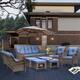Option Blue-Brown Rattan