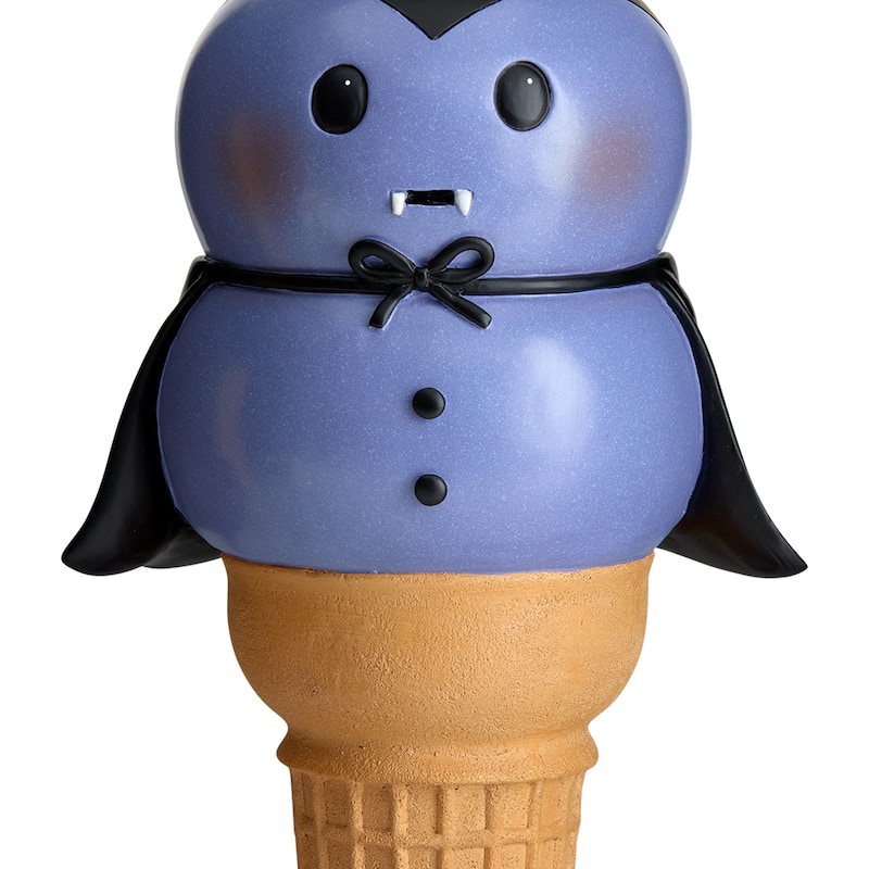 National Tree Company 14" I-Scream Cone, Dracula Halloween Tabletop Decoration - 14 in