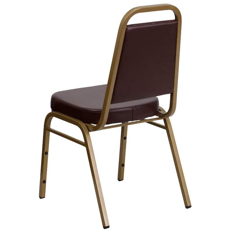 Trapezoidal Back Stacking Banquet Chair with 2.5" Thick Seat - 20.25"D x 17.5"W x 36"H