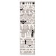 preview thumbnail 10 of 8, SAFAVIEH Hand-Knotted Casablanca Shag Shala Tribal Wool Rug 2'3" x 8' Runner - Ivory/Black - Runner