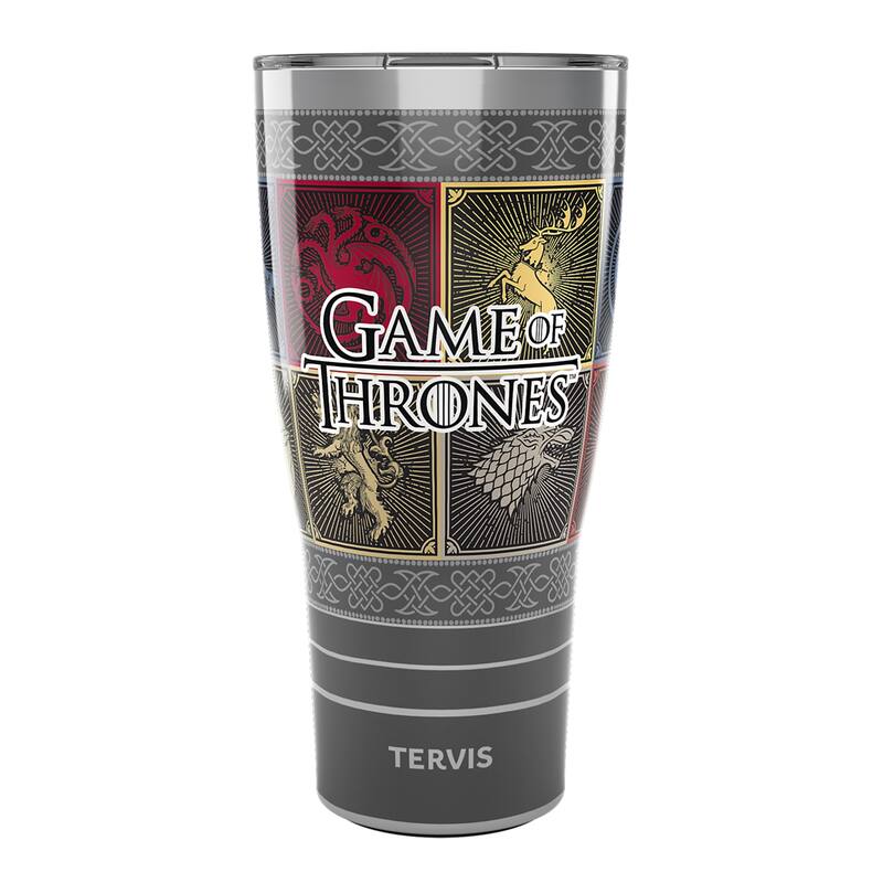 Tervis Traveler Game of Thrones House Sigils Triple Walled Insulated Travel Tumbler, Stainless Steel - 30oz - 30oz