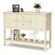 preview thumbnail 45 of 45, Costway Sideboard Buffet Table Wooden Console Table w/ Drawers &