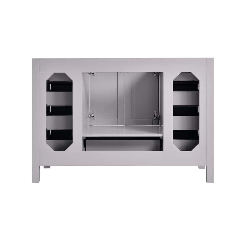 PROOX 54inch Freestanding Bathroom Vanity w Engineered Counter Top Cearmic Sink