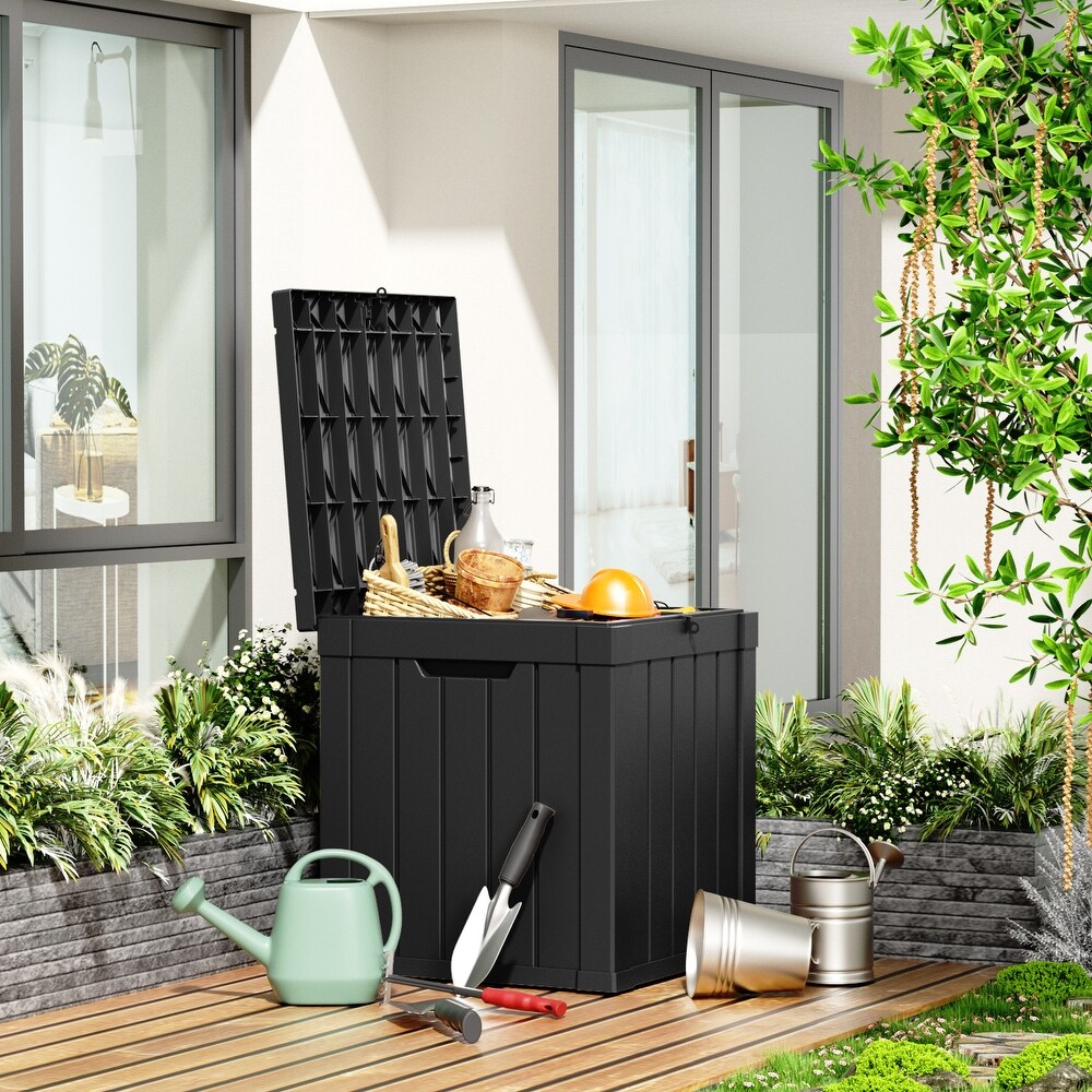 50 gallon outdoor storage bench discount