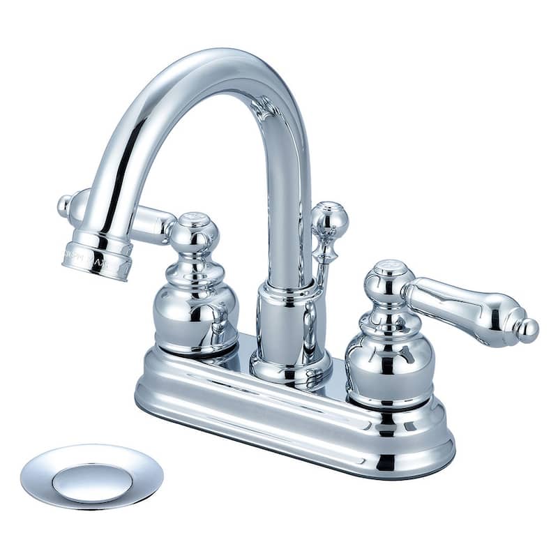 Brentwood 2 Handle Bath Faucet with Metal Handle Levers - 7'6" x 9'6"
