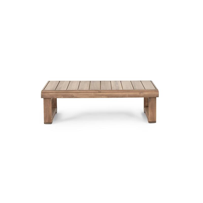 Westchester Outdoor Acacia Wood Rectangular Coffee Table by Christopher Knight Home