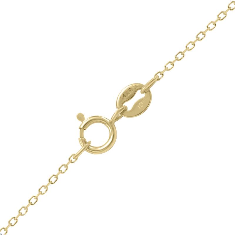 Marquee 1.50 Carat Lab Grown Diamond Round Solitaire Pendant in 14K Yellow Gold