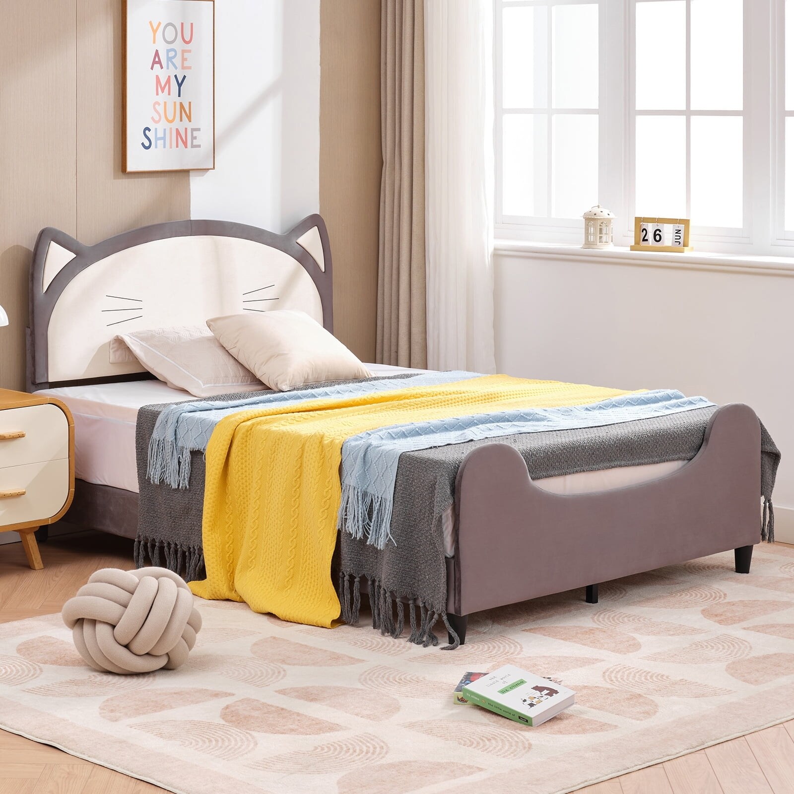 Cat shaped bed online