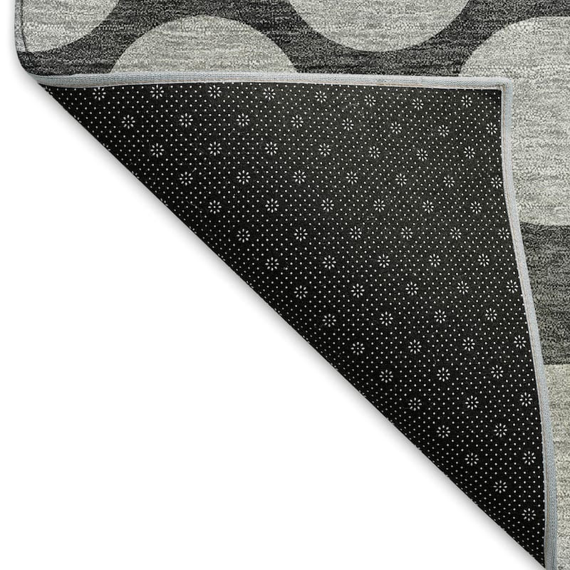 Premium Washable Super Soft Geo Dots Mayfield Rug