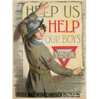 bagage Kosciuszko Drejning World War I Propaganda Posters YmcaYwca United War Work Campaign History -  Overstock - 24407241