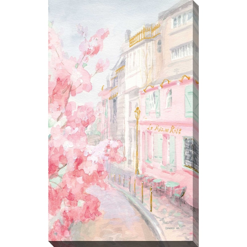"Pastel Paris II" by Danhui Nai Print on Canvas