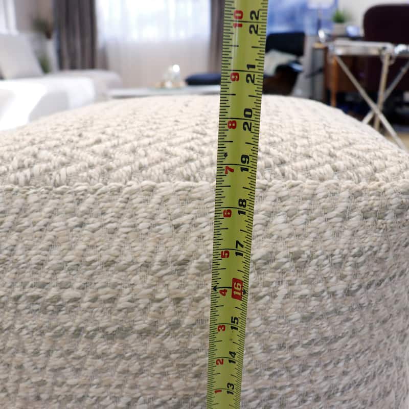 Pasargad Home Galaxy Zig-Zag Pouf Ottoman