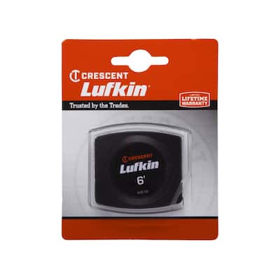 Lufkin 6 ft. L X 0.25 in. W Handy Pocket Tape Measure 1 pk - 6 ft.
