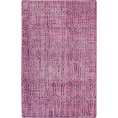 Hand-knotted Bridport Contemporary Wool Area Rug