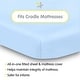 preview thumbnail 39 of 38, BreathableBaby All-in-One Fitted Sheet & Waterproof Cover for 36" x 18" Cradle Mattress (2-Pack)