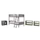 Option Bunk, 2 Drawer Chest, Bookcase, Small Bookcase