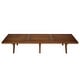 preview thumbnail 50 of 60, Solid Wood Entryway Bench Rubberwood Platform Vanity Bench with Slatted Design for Living Room & Bedroom Furniture
