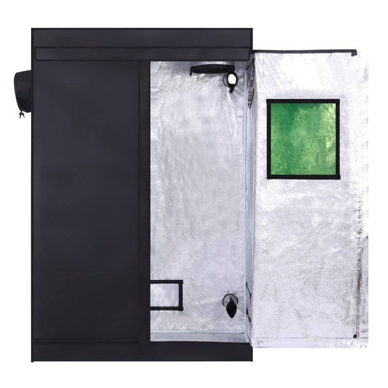 48" x 24" x 70" Home Use Hydroponic Plant Grow Tent with Window - 48" x 24" x 70"