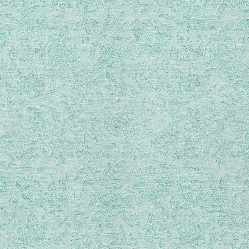 HomeRoots Floral Transitional Rectangle Outdoor Rug