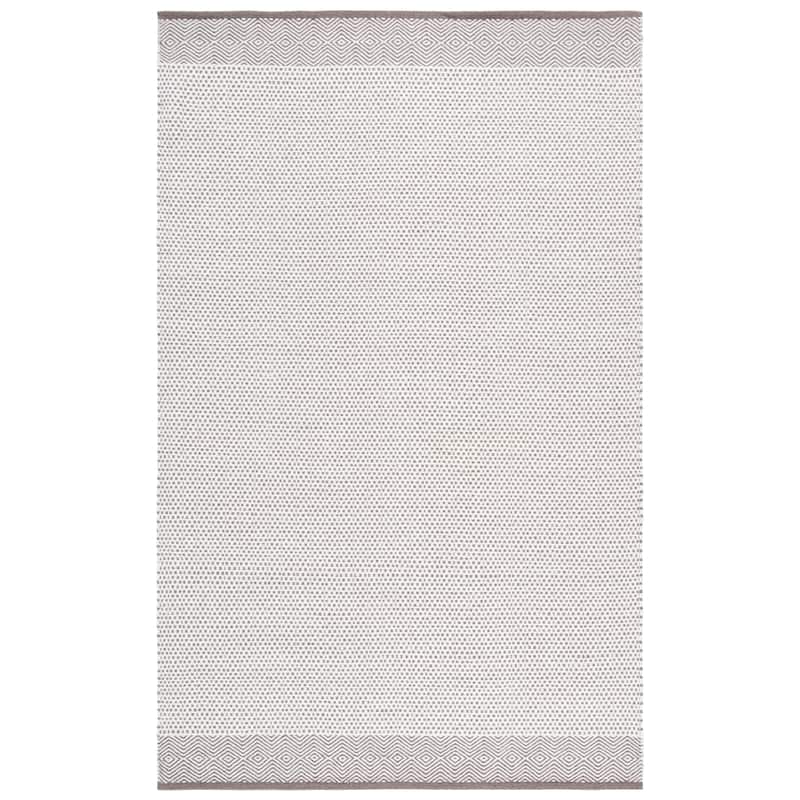 SAFAVIEH Handmade Kilim Mairwen Cotton & Wool Rug - 5' x 8' - Beige/Ivory