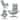 Cross-legged Office Chair with Flip-up Arms and Headrest, High-Back Ergonomic Executive Chair with Footrest and Side Pockets