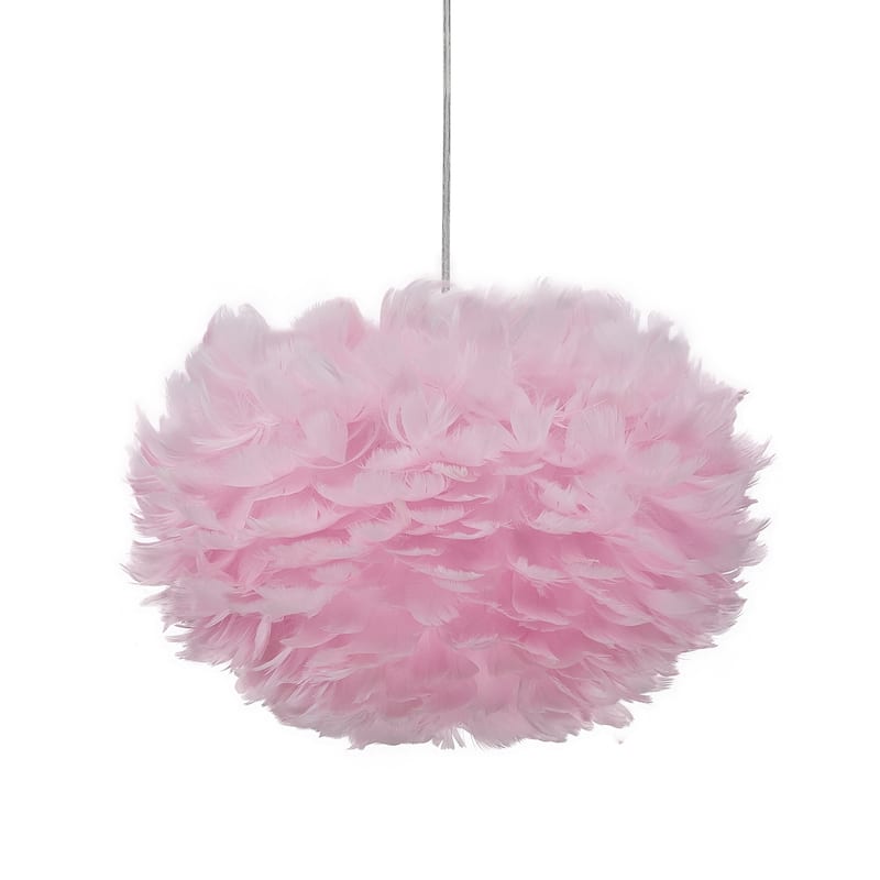 Pink 3 LT feather pendant