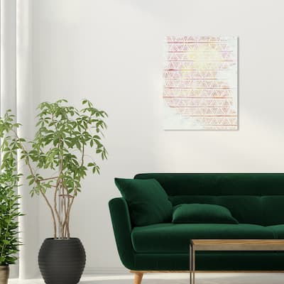 Wynwood Studio Canvas Abstract Brighter Than The Sun White and Modern & Contemporary Wall Art Canvas Print