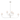Eadie 51.5 Inch 6 Light Chandelier in Polished Nickel