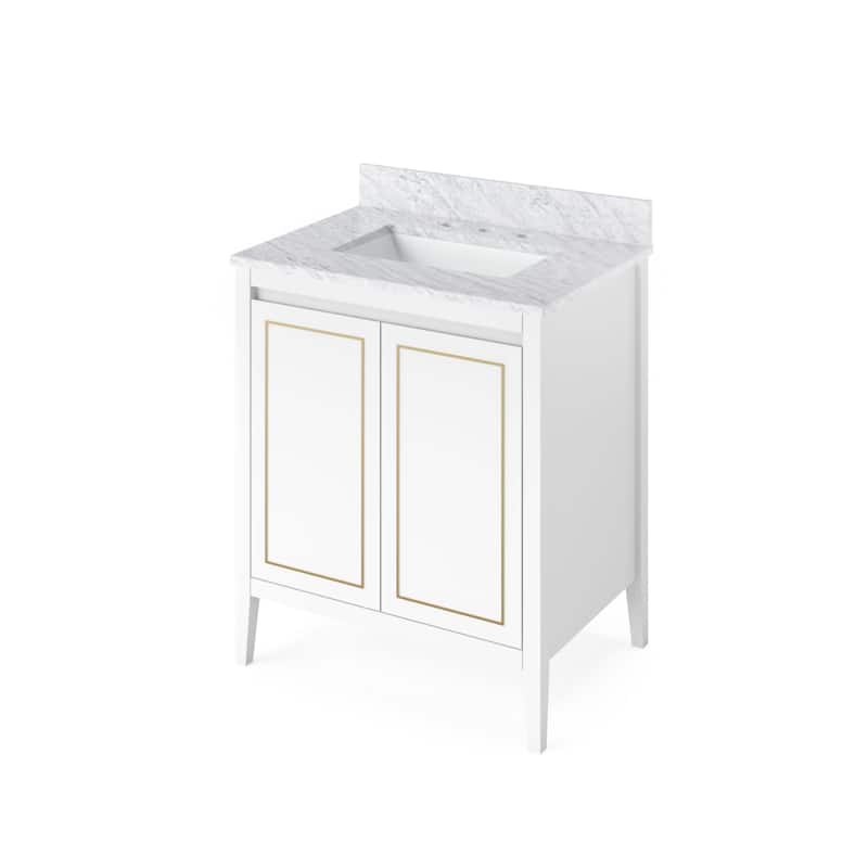 Jeffrey Alexander VKITPER30R-MARBLE Percival II 30" Free Standing