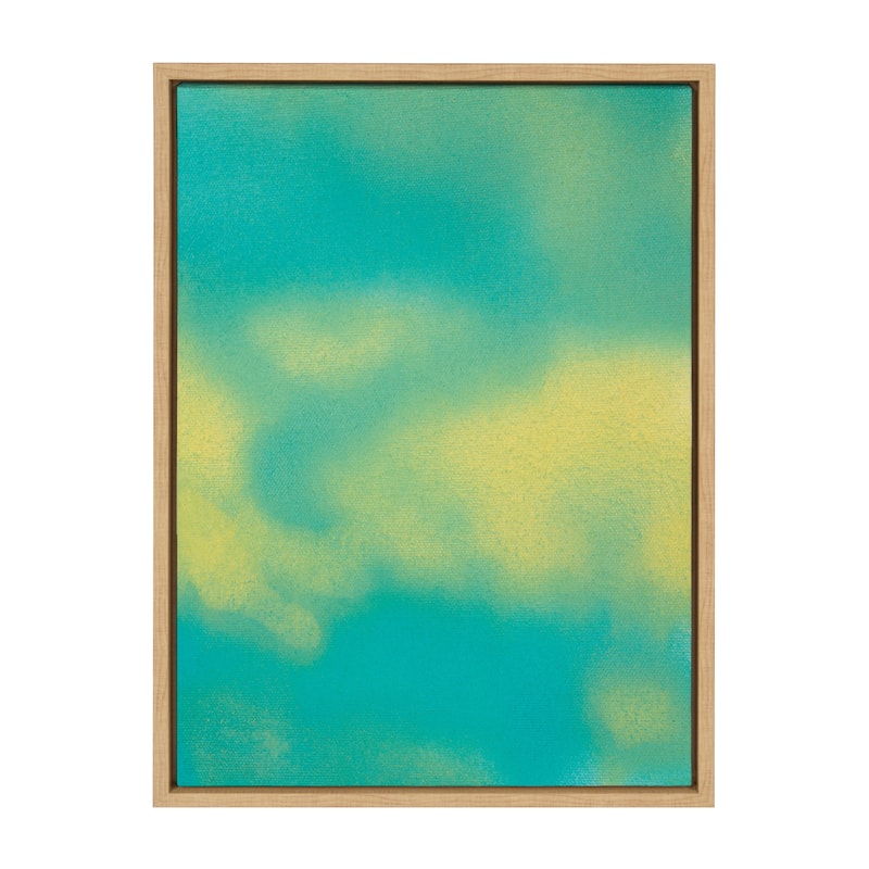Kate and Laurel Sylvie Yellow Brick Road Canvas by Mentoring Positives - 18x24 - Plastic - Brown