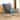 Corduroy Accent Chair with Wooden Arms Metal Frame