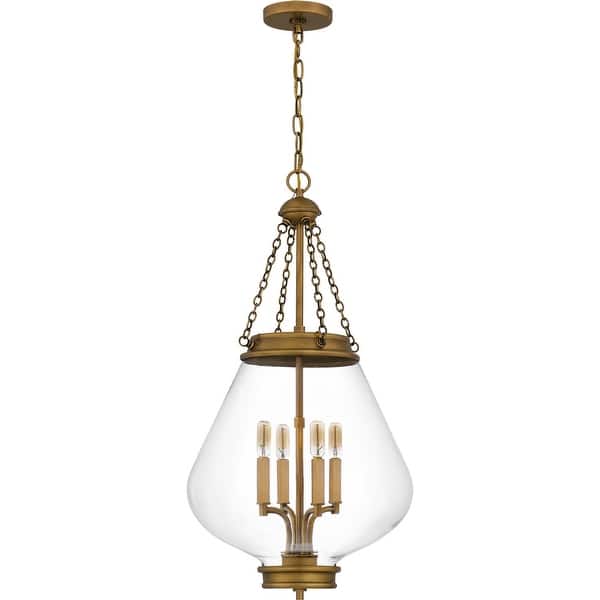slide 2 of 5, Wallace Pendant Weathered Brass