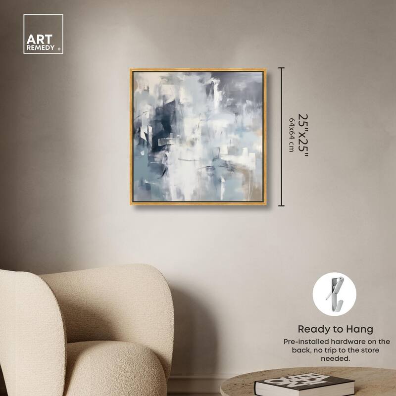 Enigma of Blue Canvas by Art Remedy